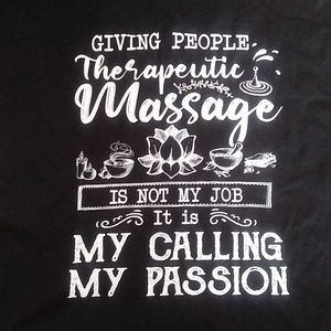 Massage Therapist Is My Call Fitted Tee